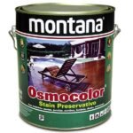 Stain Base Solvente Acetinado Osmocolor Castanho 3,6L Montana