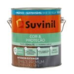 Tinta Esmalte Base Água Cor e Proteção Acetinado Branca 3,6L Suvinil